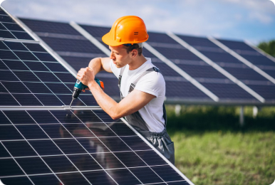 SHSEIP engineer preparing a custom solar system design